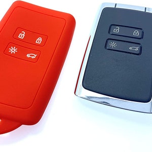 Etui Key Cover Housse de protection en silicone pour Dacia Renanult 4 Button Keyless Card 2016-20 Kadjar Koleos Megane Captur Dancia image 10