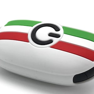 Etui porte-clés pour Fiat 500e électrique 2022 2023 2024 nouvelle Fiat 500e 500 drapeau de l'ue, royaume-uni et états-unis 2025