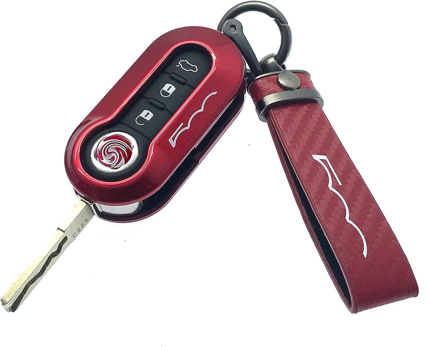 Glitter Schlüssel Hülle Für Fiat 500 500L Abarth Grande Punto Brava