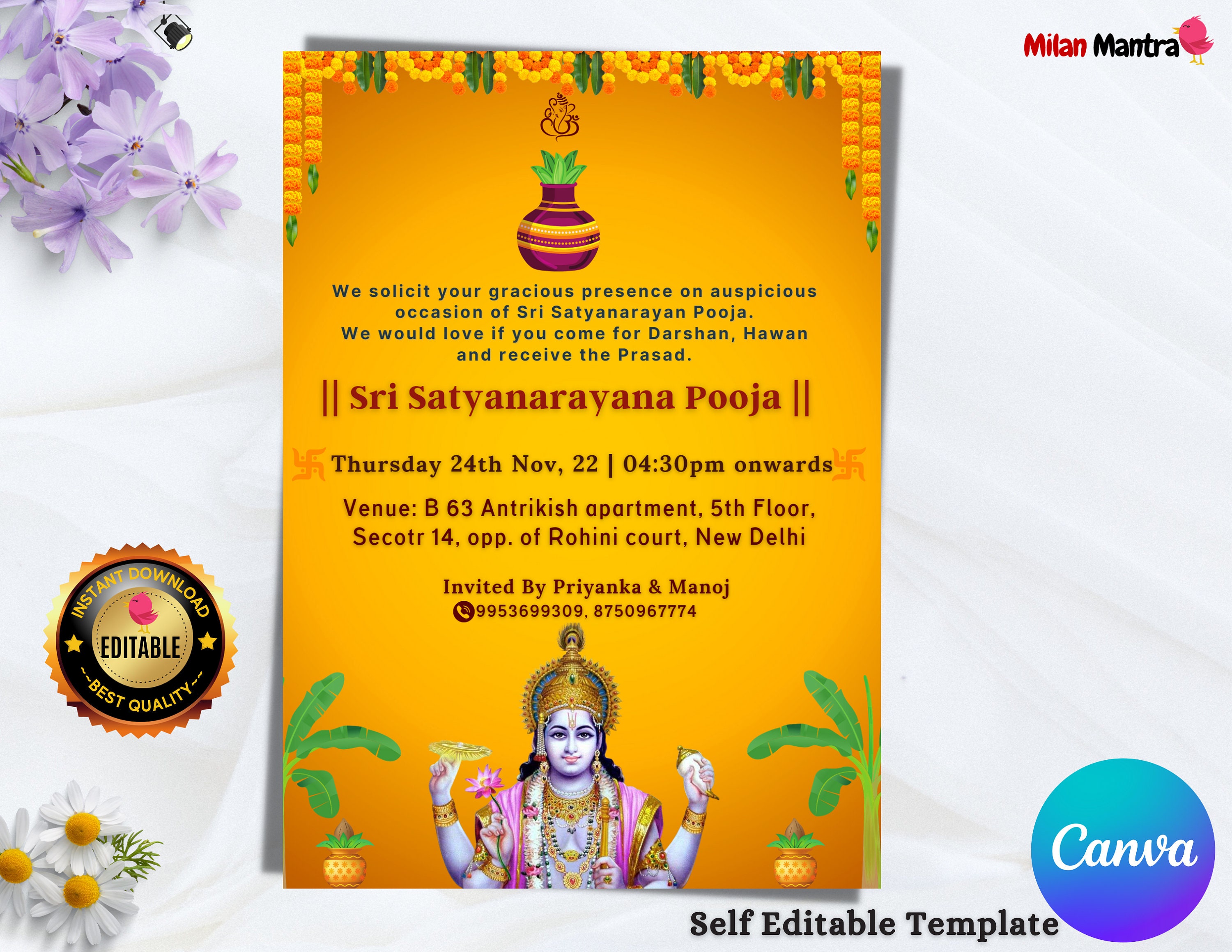 Satyanarayan Puja Clipart Of Children