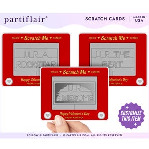 Retro Etch-A-Sketch Valentines: Scratch-Off Cards, Classroom Gifts