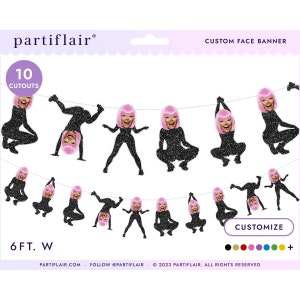 Funny Twerking Photo Banner Personalized Party Decor