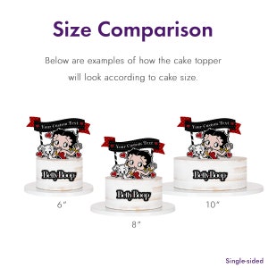 BETTY BOOP Cake Topper Betty Boop Cupcake Toppers Betty - Etsy