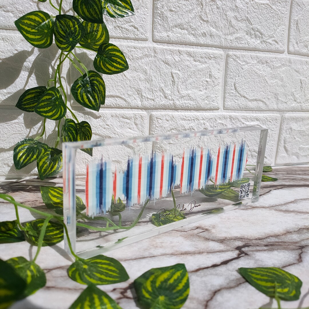 Personalized Soundwave Art Print, Customizable Sound Wave Picture for ...