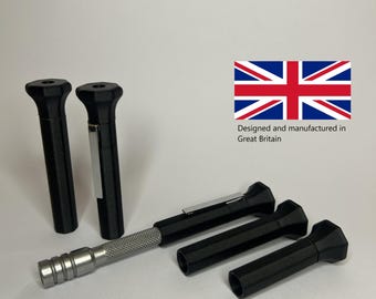Leatherman Bit Extender Gen 2 – Accessorio di aggiornamento per cacciavite Pivot, clip completamente rivestita e corpo completamente ottagonale per una maggiore presa e coppia
