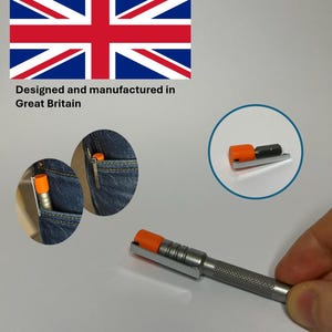Pocketclip voor Leatherman-bitverlenger: snelle, veilige Zero-Mod-bevestiging!