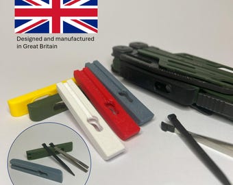 Accessorio di aggiornamento Leatherman Signal - Portautensili Victorinox Mini (sostituzione dell'affilacoltelli per stuzzicadenti e pinzette)