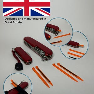 Victorinox Toothpick & Micro Bit Storage - 58mm + 91mm Toothpick Bit Holder (Leatherman Micro Bit)