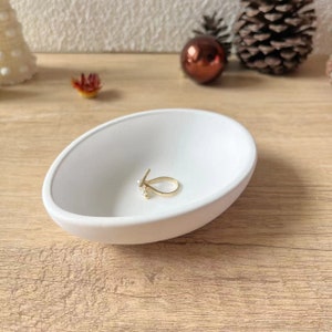 Moule ovale bibelot soucoupe moule silicone moule plâtre moule résine moule beauté moule