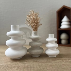 L/S Donut vaas cirkel bloemenvaas siliconen mal gips mal hars mal beton mal home decor beauty mal