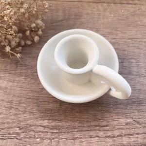 Round Handle Candle Holder Silicone Mold: Concrete, Plaster, Resin image 8