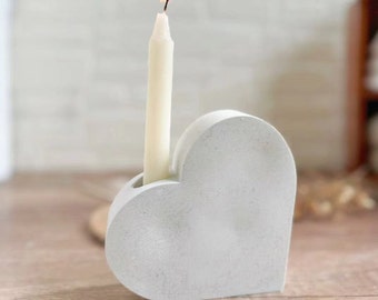 Heart vase mold DIY hydroponic flower vase table decoration plaster mold resin mold concrete mold home decor beauty mold