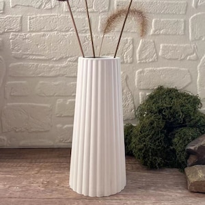 Gestreepte bloemenvaas siliconen mal plaser mal hars mal beton mal home decor schoonheid schimmel