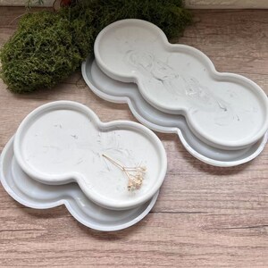 Silicone Trinket Dish Mold: Circle Pot Base, Resin/Plaster/Concrete