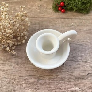 Round Handle Candle Holder Silicone Mold: Concrete, Plaster, Resin image 9