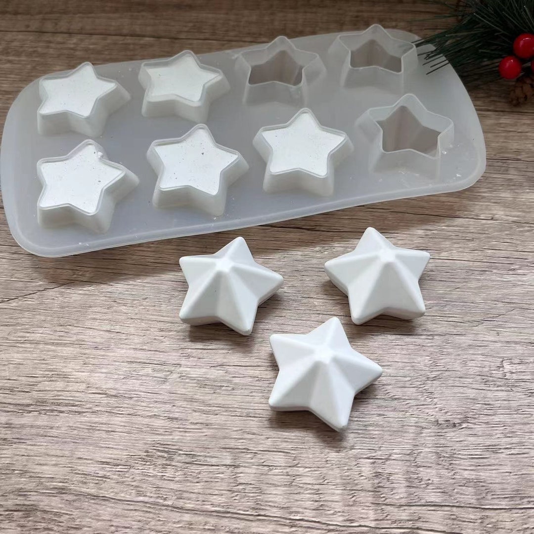 Eight Pointed Star Tag Mold,snowflake Mold for Home Deco,christmas Tree  Decoration Mold,diy Wall Door Tag Silicone Mold,large Star Ornament 