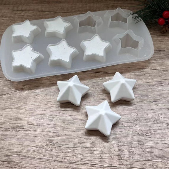 Christmas Ornament 3D Star Mold Ice Mold Concrete Mold Plaster