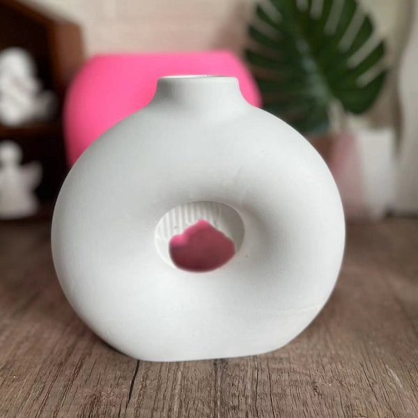 Circle Vase Etsy