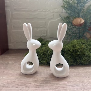 Bunny Silicone Mold: Easter Ornament, Candle, Concrete, Plaster, Resin