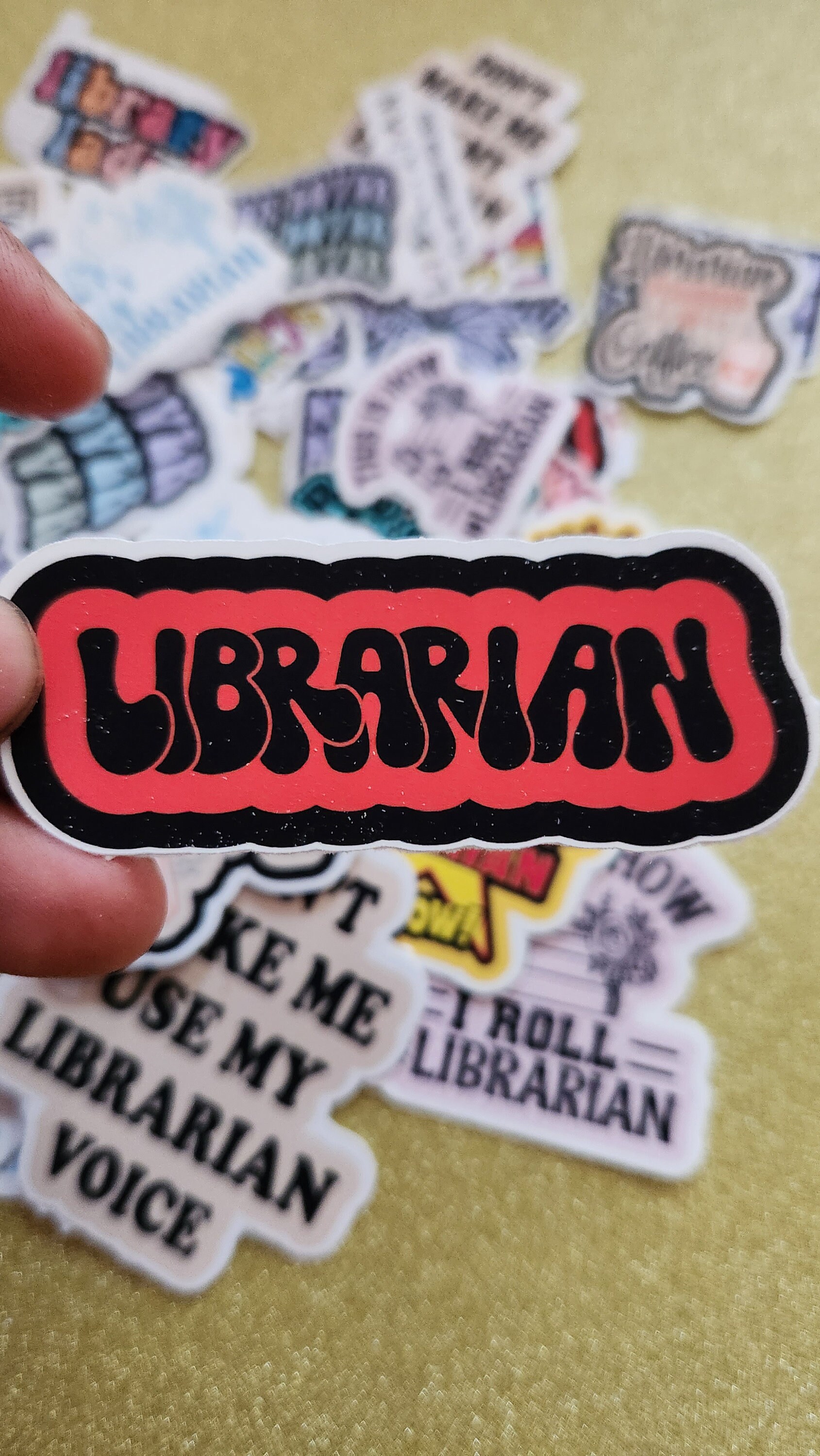Librarian Stickers, Librarian Sticker Set, Bookworm Gifts, Book Lover ...