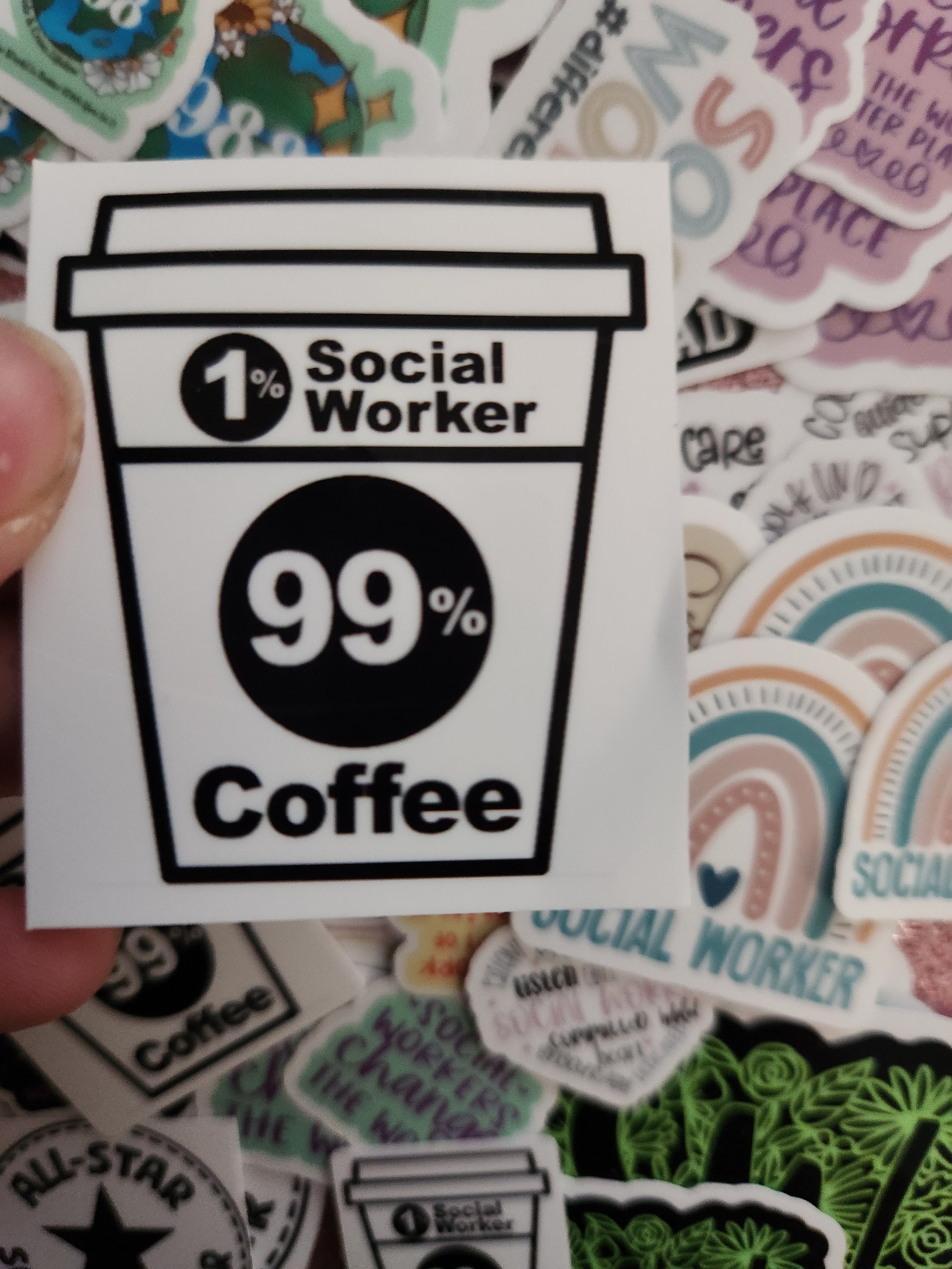 Social Worker Sticker Set | MSW LCSW BSW Gift |social Work Appreciation ...
