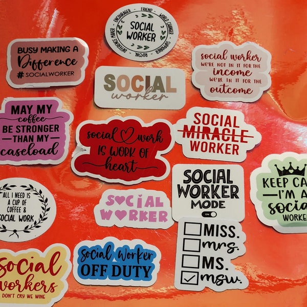 Social Worker, Social Worker Gift, Social Work Sticker, Social Work Stickers, Gifts For A Social Worker, MSW, LSW, BSW, Lcsw, Lcisw,dsw