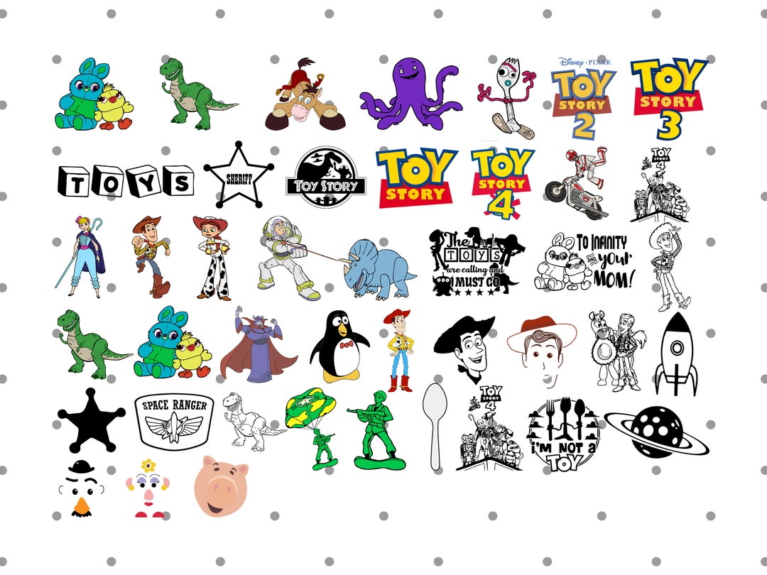 Toy Story SVG, Toy Story Bundle Svg, Toy Story Clipart, Instant