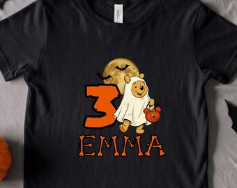 Custom Disney Halloween Birthday Shirt, Personalized Spooky Birthday Sweatshirt