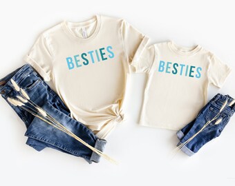 Besties Shirt, Daddy and Me T-Shirts, Dad and Me Tee, Family Matching, Father and Son, Matching Outfits, Fathers Day Gifts,