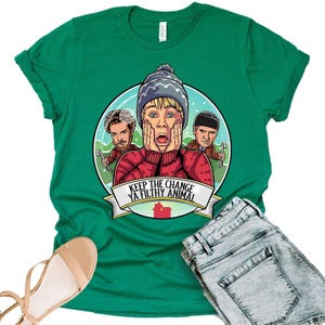 Home Alone Shirt, Keep the change ya filthy animal, Kevin Sweatshirt, Christmas Sweatshirt,  90s nostalgia, Holiday Clothing, Ugly Sweaters