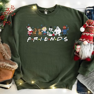 Rudolph Reindeer Friends Christmas Shirt, Christmas Toys Sweatshirt, Christmas Friends Gift, Funny Rudolphs  Tee