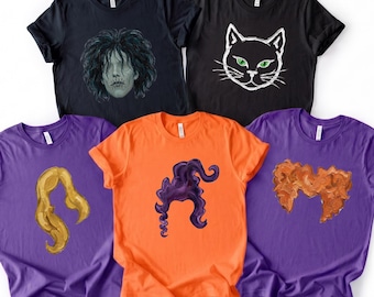 Hocus Pocus Sanderson Sisters Face Shirt, Binx Sarah Winifred Mary Billy Sweatshirt