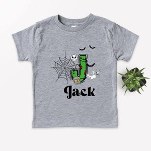Custom Name Halloween Shirt, Personalized Halloween Name Tee, Boys Halloween T-Shirt, Girls Halloween Shirt, Custom Halloween Toddler Shirt