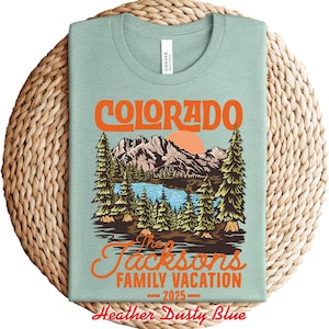 Personalized Family Shirt, Family Camping Shirt, Custom Mountain Vacation Shirt, Custom Family Vacation Shirts, Family Vacation Shirt