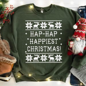 Hap Hap Happiest Christmas Tshirt, Funny Christmas Gift Shirt, Xmas Season Tee, Spirit of Christmas Shirt, We're Gonna Have, Merry Christmas
