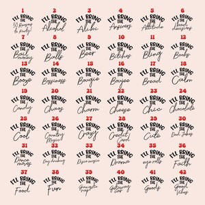 50th Birthday Party Shirts, I'll Bring 50 Reasons to Party T-Shirts image 2