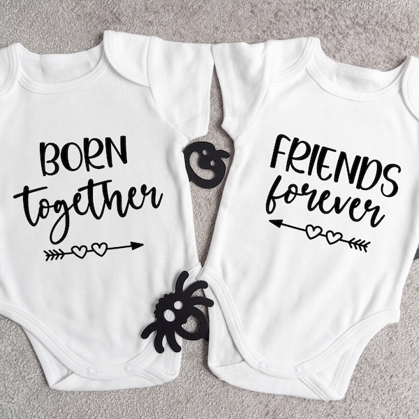 Born together SVG, Friends forever SVG, Twins SVG, Siblings SvG, Funny Svg, Mom, Iron on file, Cuttable file, Clip Art, Vector, Mom Svg