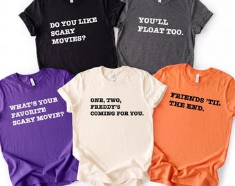 Horror Movie Quotes Shirt, Cult Classic Halloween Movie Tee, Scary Film Fan Apparel