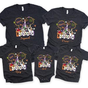 Custom Halloween Disney Birthday Girl Shirt, Mickey Minnie Halloween Shirt, Disney Halloween Party, Disneyland Birthday Family Vacation Tees