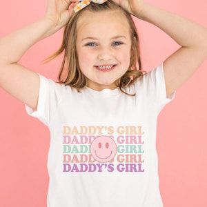 Daddy’s Girl Shirt, Daddy’s little girl tee,  Cute Daughter Outfit - Father&#39;s Day Outfit for Daughter, happy father’s day