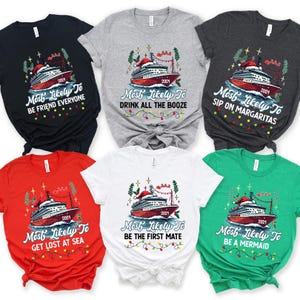 Most Likely To Christmas Cruise 2025 Shirts, Christmas 2025, Custom Family Cruise, Christmas Gift, Holiday Shirts, Xmas Cruise Crew Shirt