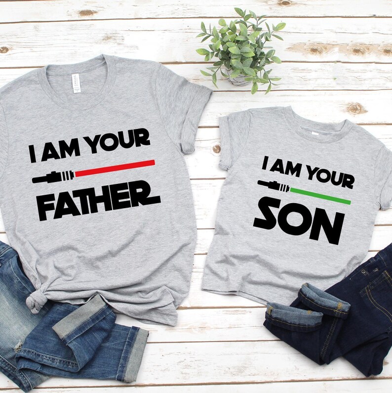 I Am Your Father Shirt, I'm Your Son T-shirt, Lightsabers Tee, Dad and Son Matching T-Shirt, Fathers Day Gift, Disneyland Trip, Daddy and Me image 7