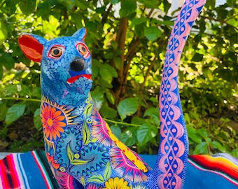 Alebrije Parrots, Parrot Couple, Oaxaca Mexico Folk Art, Original
