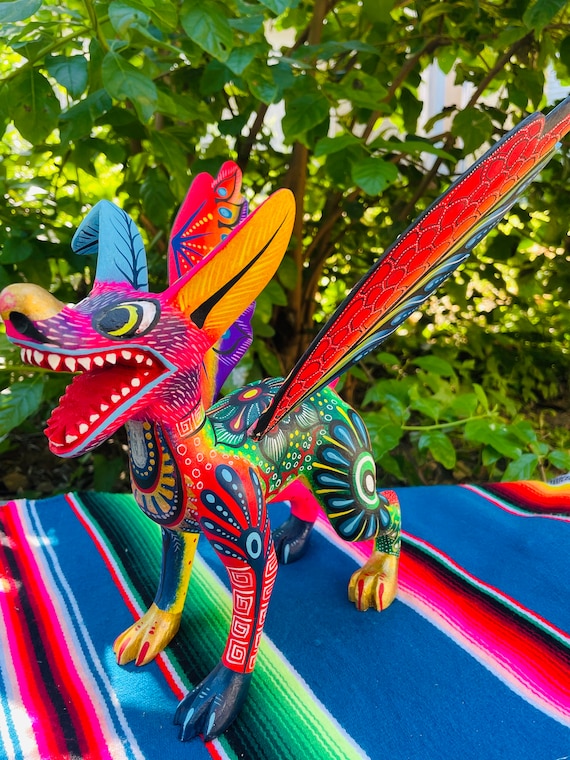 Large Alebrije Dante Coco Inspired. Spirit Animal Maticulously