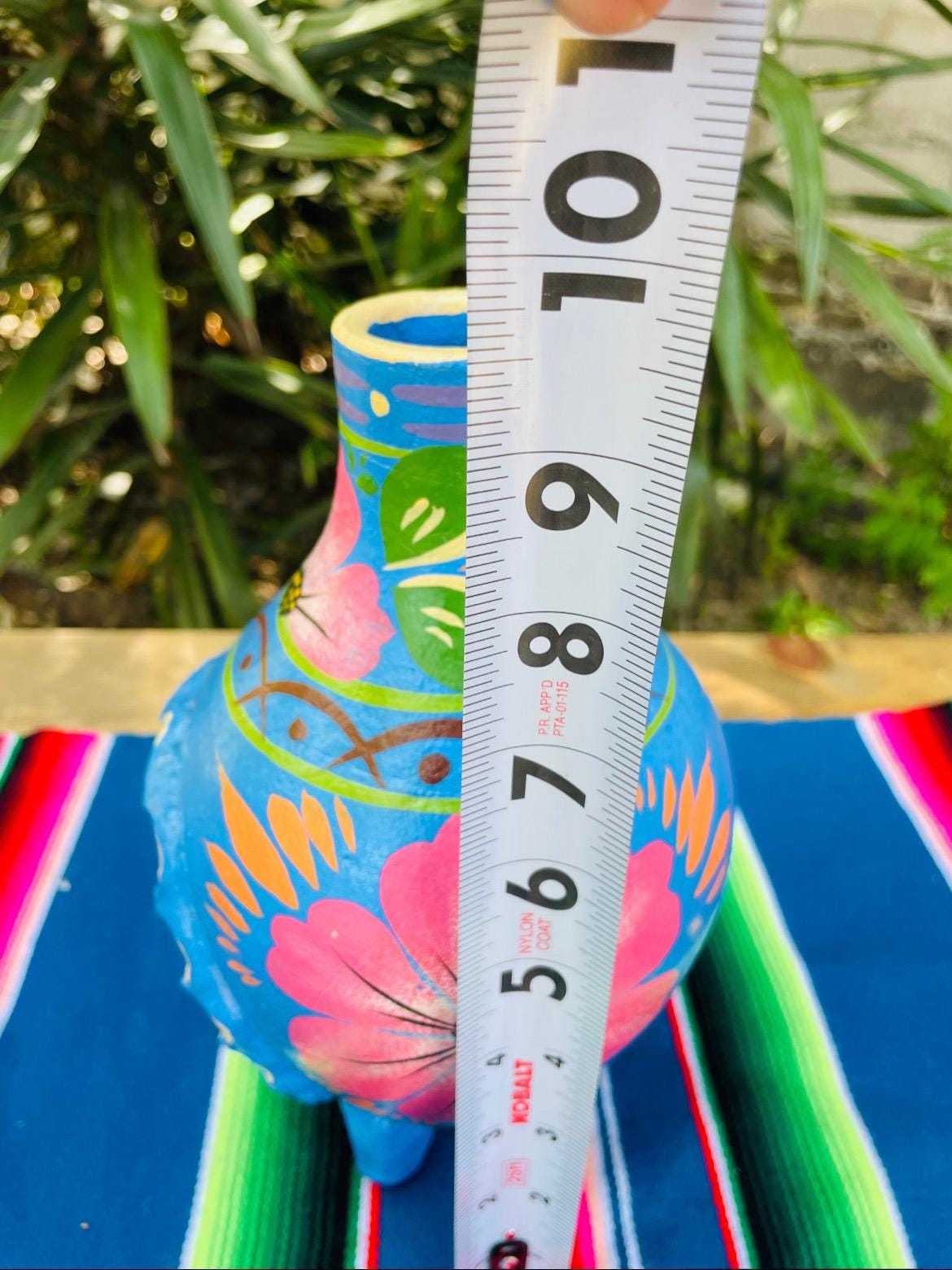 Hand Painted Clay Chimney Incense Burner, Hand Made Barro Chiminea