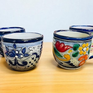 Talavera Coffee Mug.  Handmade Mexican pottery. Ceramic Home Art. Tea cup / Hot Chocolate