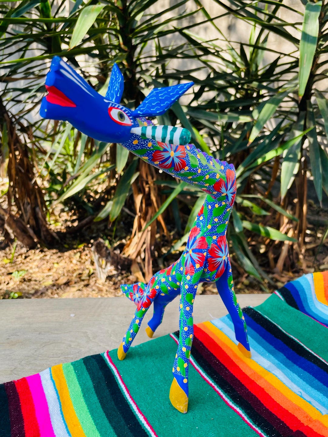 Extra Large Alebrije Giraffe. Oaxaca Mexico Folk Art, Original