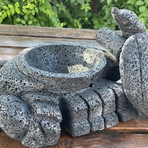 Huge Scorpion Stone Molcajete with Lid. Mortar and Pestle.   Hand carved Volcanic Rock.  Guacamole Bowl.  Mexican Party.  Hecho en México