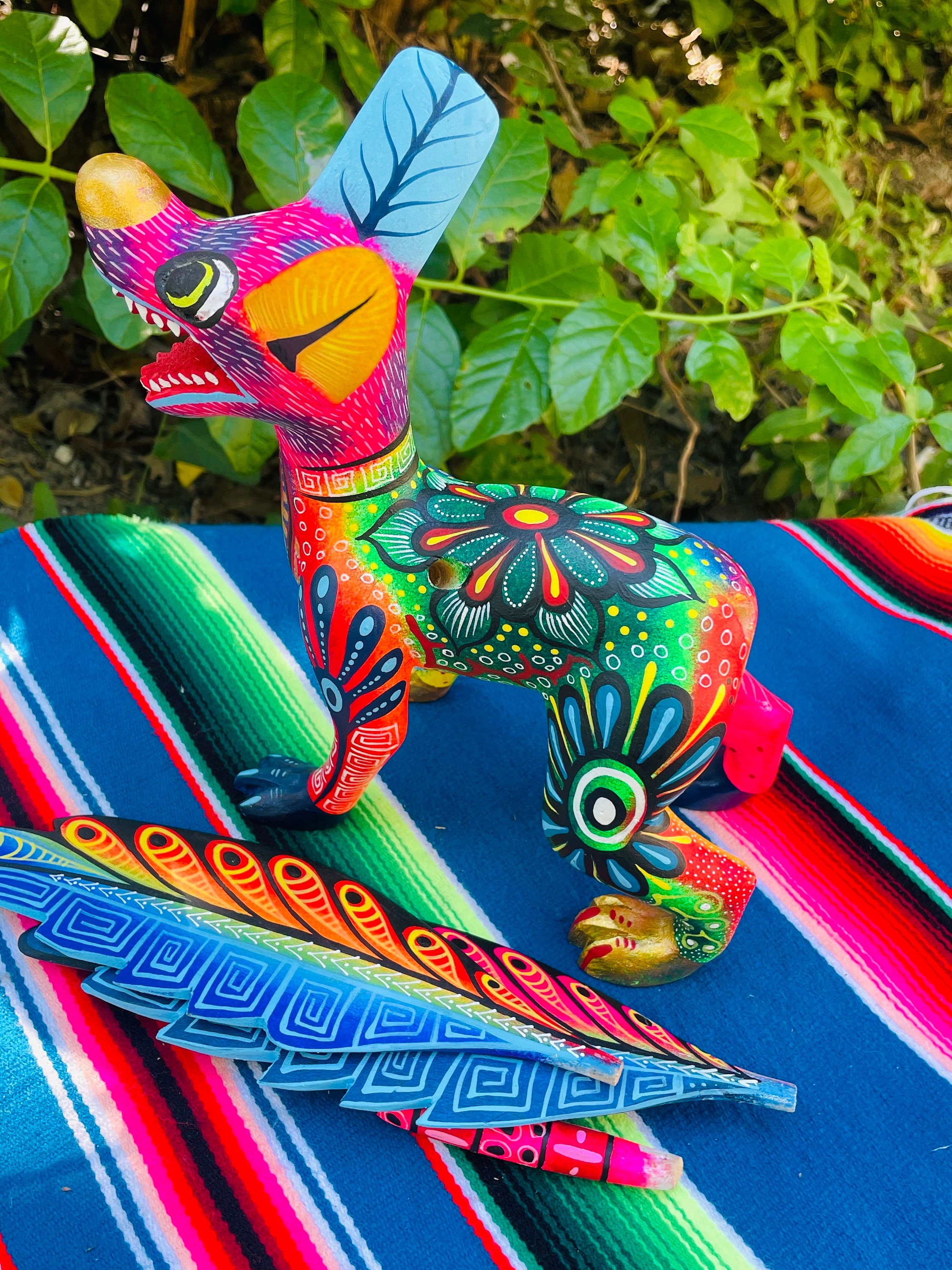 Large Alebrije Dante Coco Inspired. Spirit Animal Maticulously