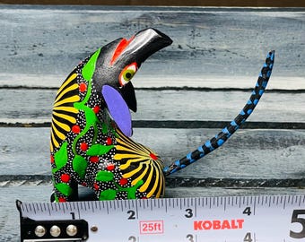 Alebrije Coyote, Howling Wolf, Oaxaca Mexico Folk Art, Original